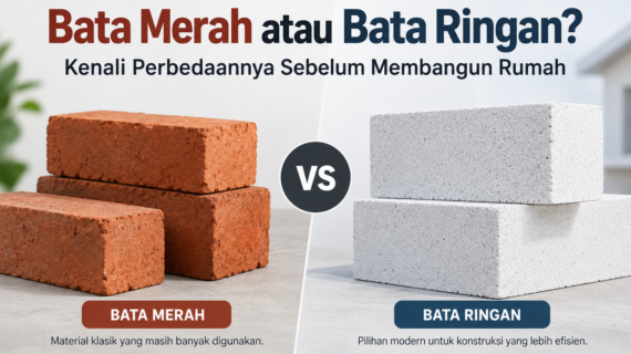 Bata Merah atau Bata Ringan? Kenali Perbedaannya Sebelum Membangun Ru